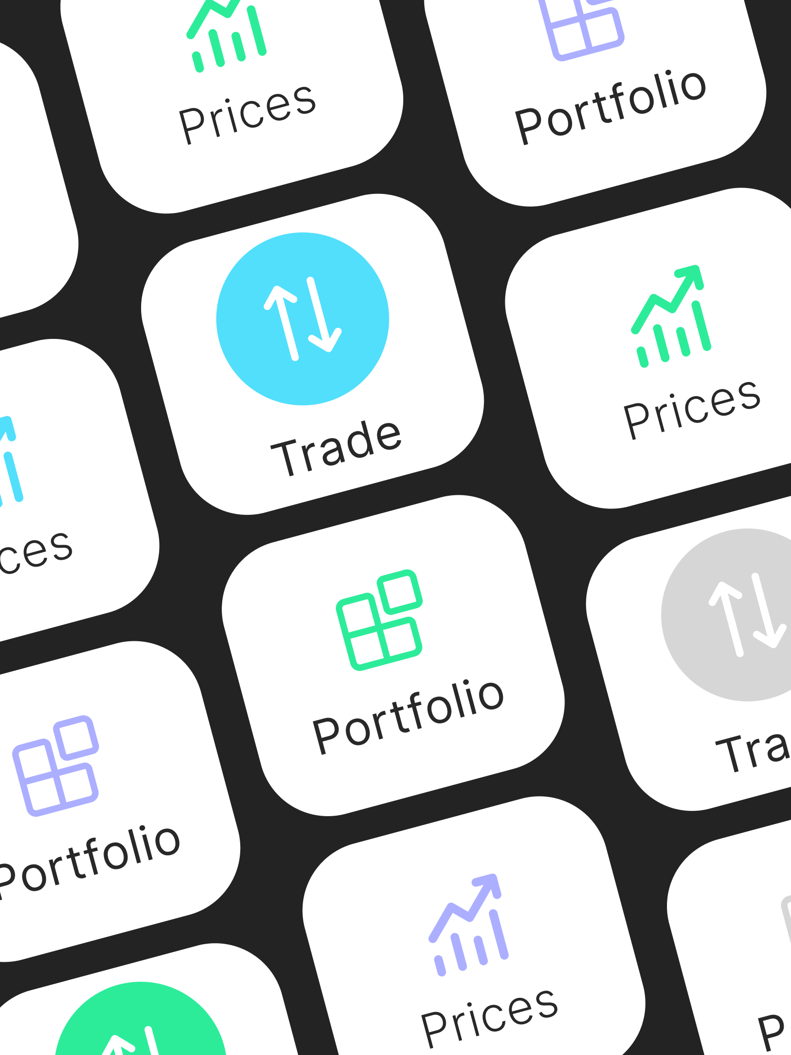Bitpanda BTS website and marketing asset visuals
